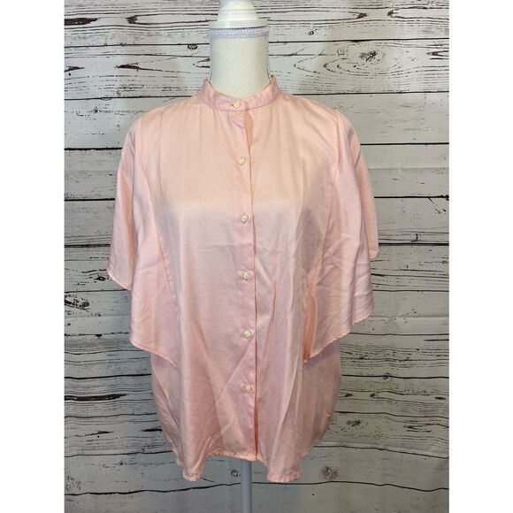 Chaps Butterfly Sleeve Blouse Size Large - Picture 1 of 5